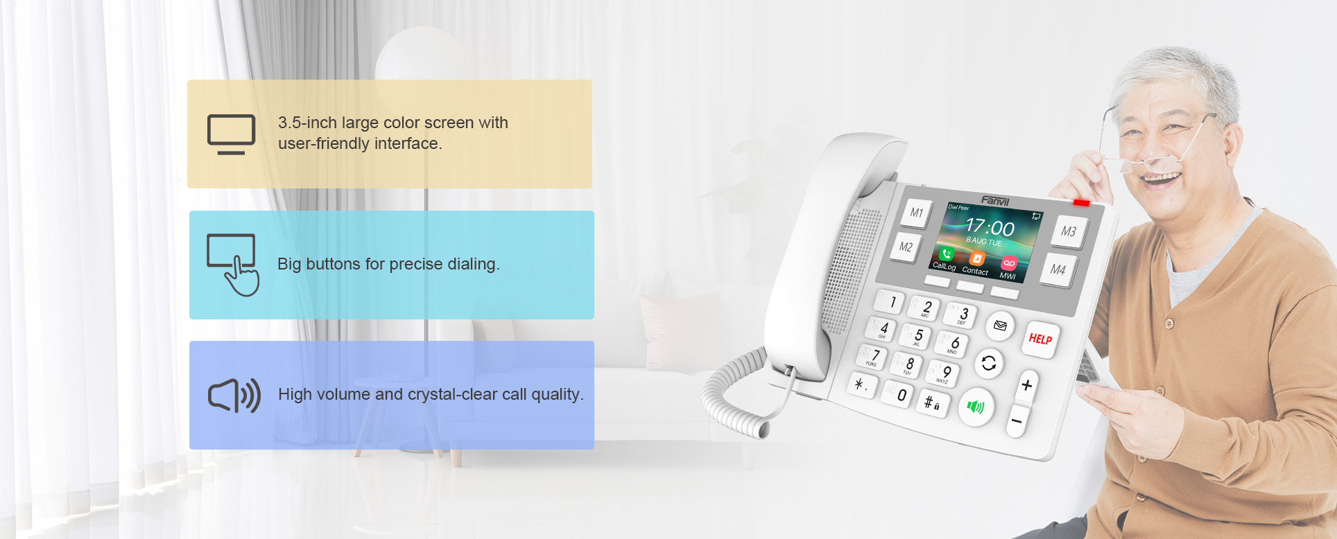 Fanvil Fanvil X305 SIP-Phone Big Button