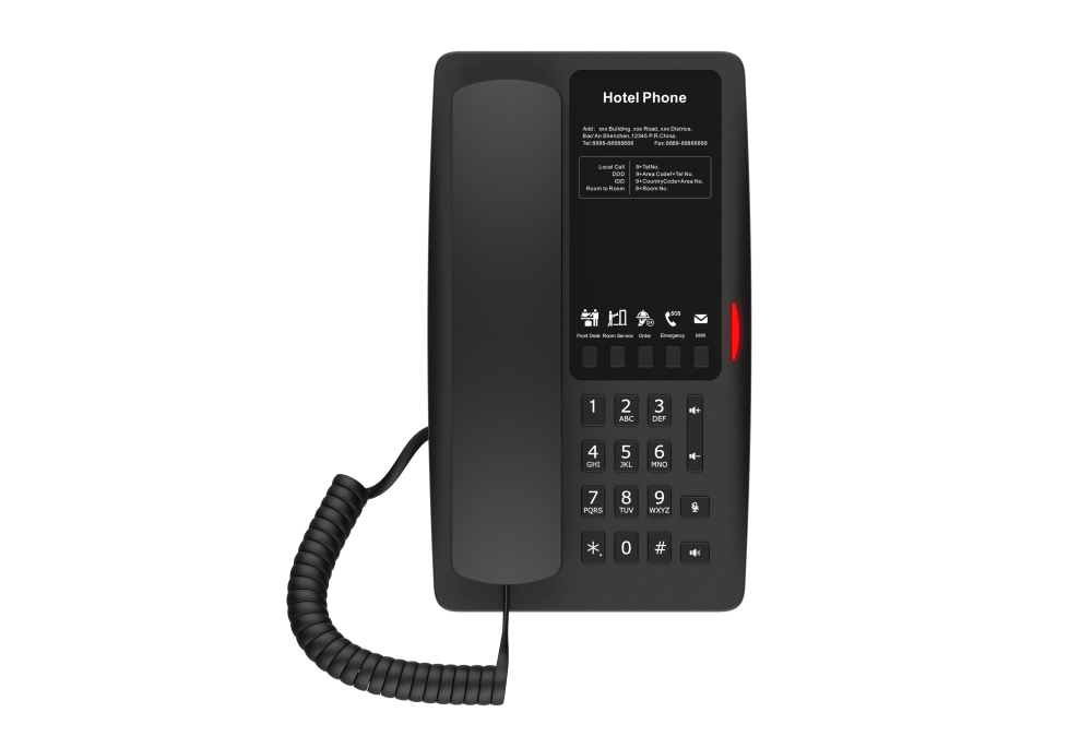 Fanvil Fanvil H4 SIP Hoteltelefoon met PoE en HD-Audio