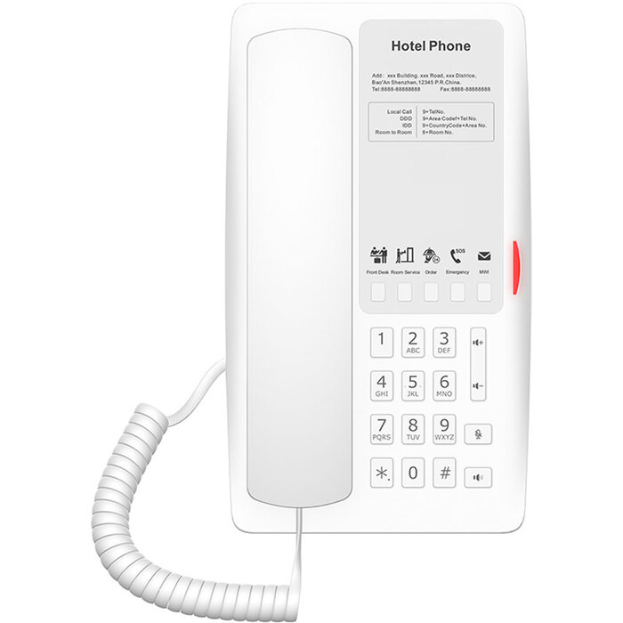 Fanvil Fanvil H3W Hotel SIP-Telefoon met Wi-Fi - Wit