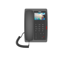 Fanvil Fanvil H5W Zwarte SIP-Hoteltelefoon met Wi-Fi en Kleurenscherm