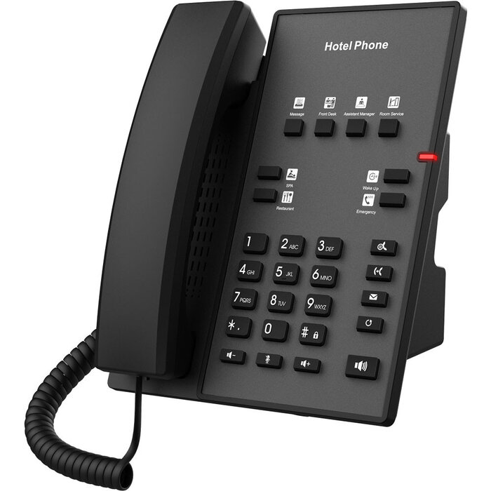 Fanvil Fanvil H1-2-Draads IP Hoteltelefoon met Aanpasbaar Frontpaneel