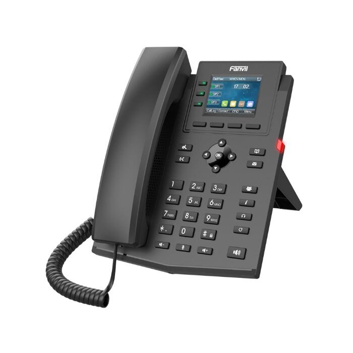 Fanvil Fanvil X303G Gigabit VoIP Telefoon met PoE en Kleurenscherm