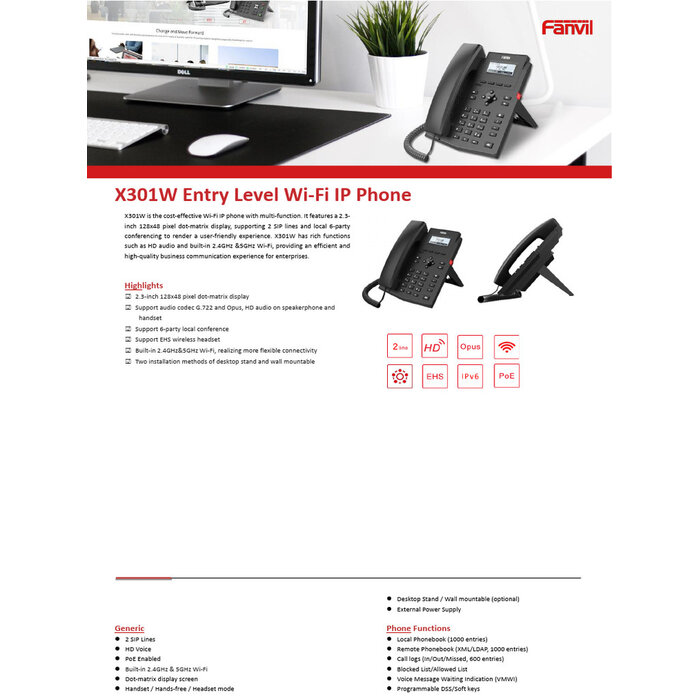 Fanvil Fanvil DH301D Pro