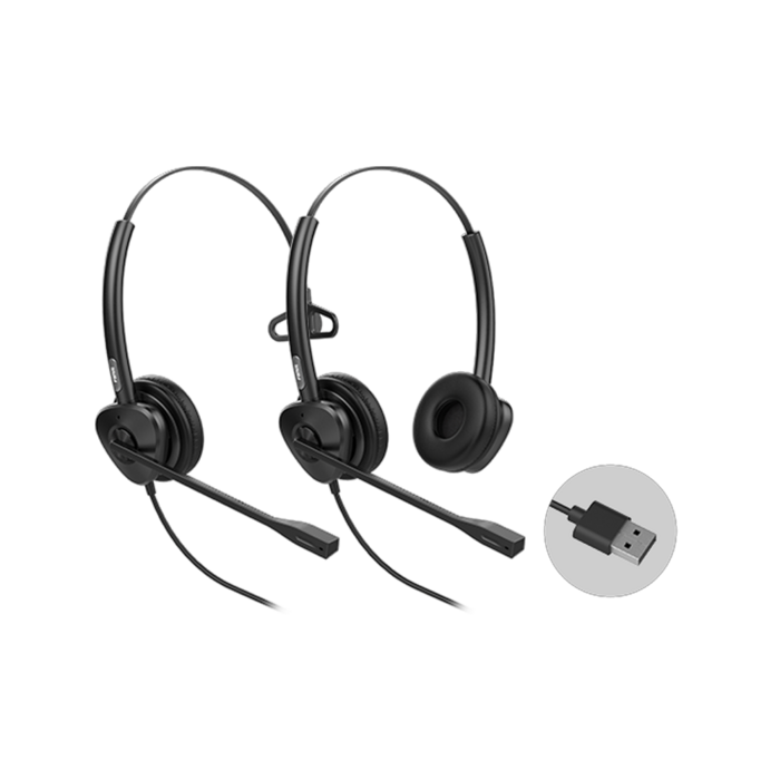 Fanvil Fanvil HT302-U Binaural USB-Headset met In-line Bediening