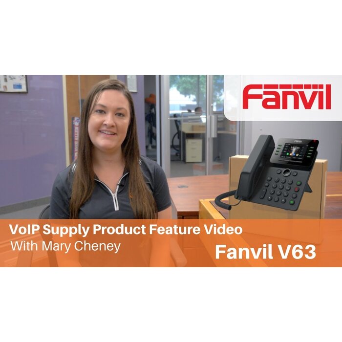 Fanvil Fanvil V63 Zakelijke VoIP Telefoon (6 SIP-lijnen, PoE & Gigabit)