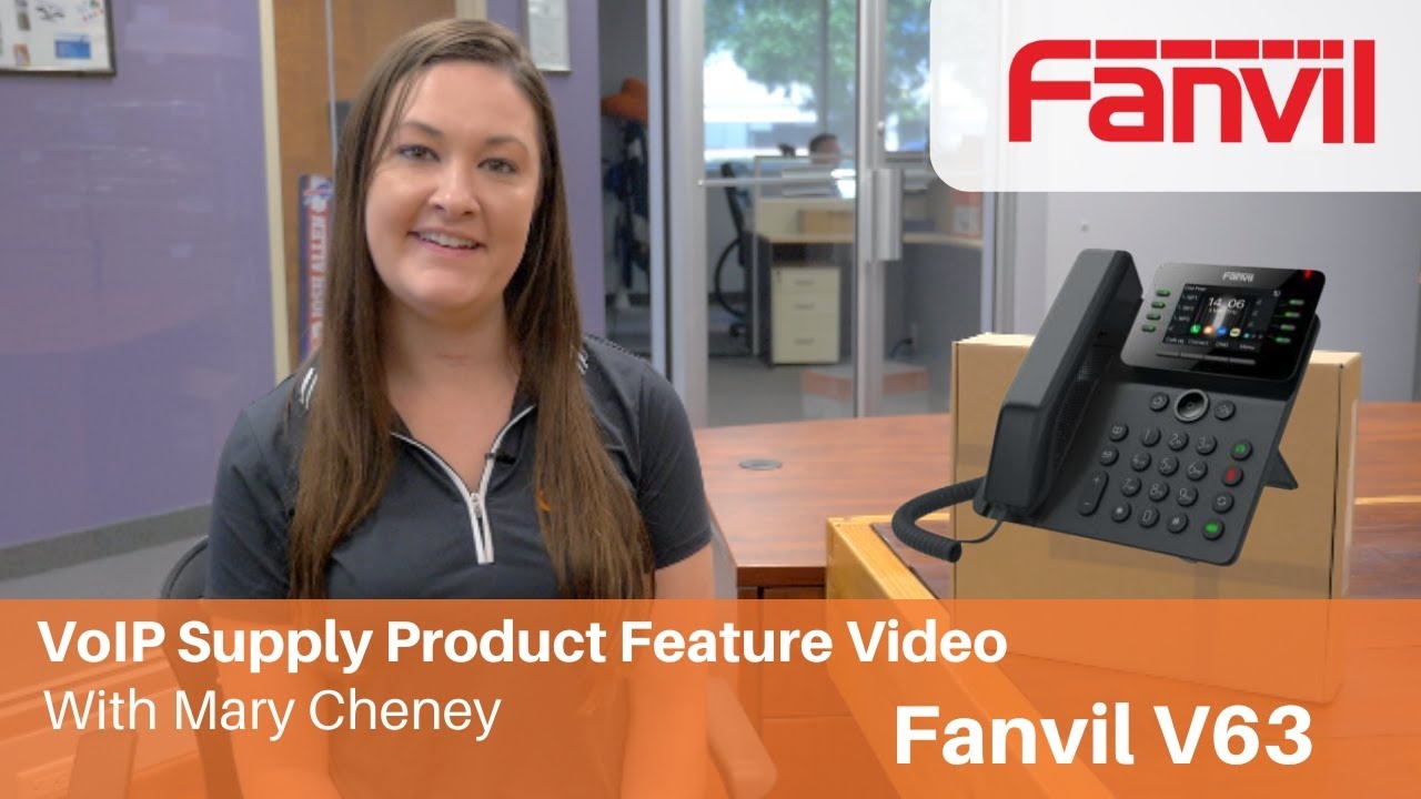Fanvil Fanvil V63 Zakelijke VoIP Telefoon (6 SIP-lijnen, PoE & Gigabit)