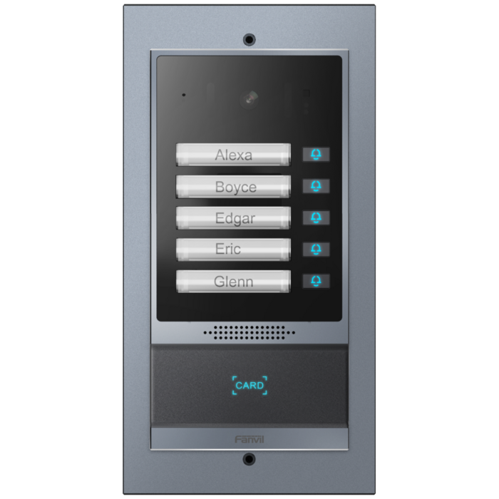 Fanvil Fanvil i63 SIP Video Deurtelefoon met 5 Knoppen en RFID/NFC