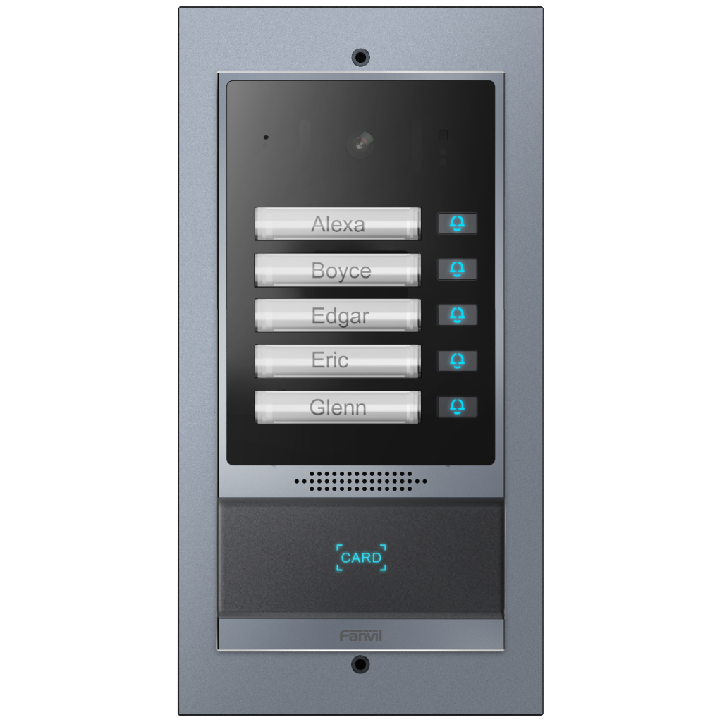 Fanvil Fanvil i63 SIP Video Deurtelefoon met 5 Knoppen en RFID/NFC