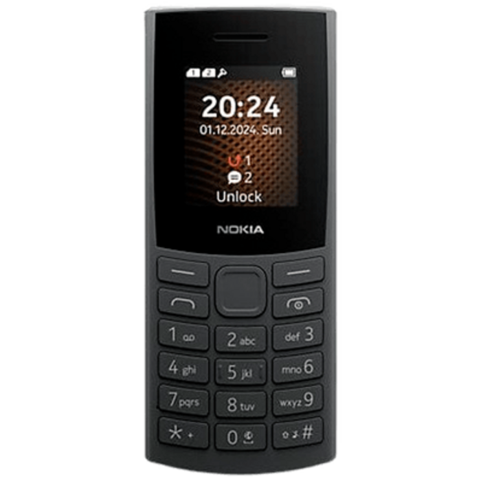 Nokia Nokia 105 4G (2024) 64MB Zwart