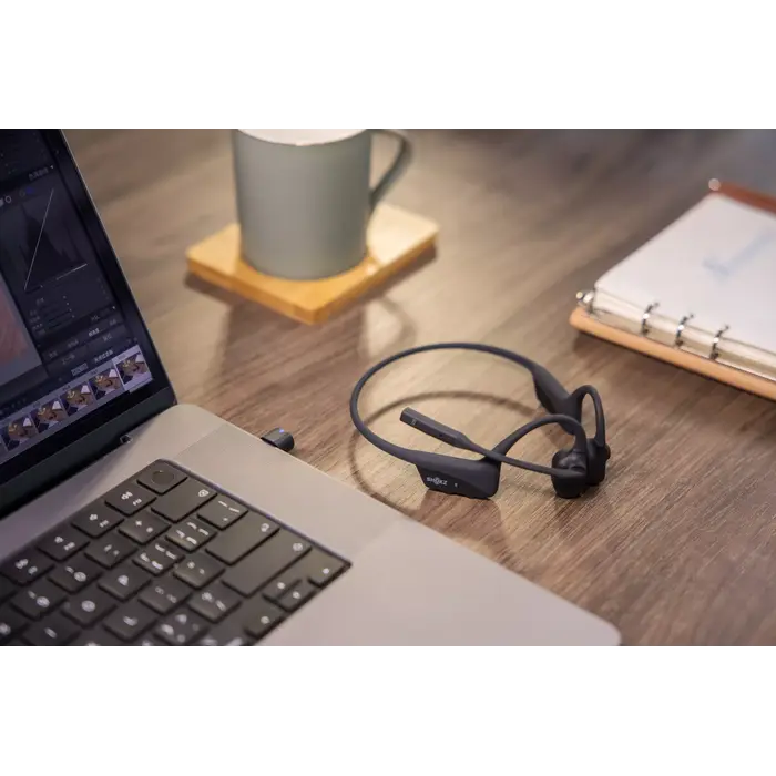 Shokz Shokz OpenComm2 Bone Conduction Headset met Noise-Canceling Microfoon