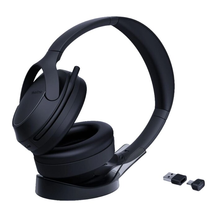 Yealink Yealink BH78 Draadloze Headset met Oplaadstandaard (USB-C/A) - Zwart