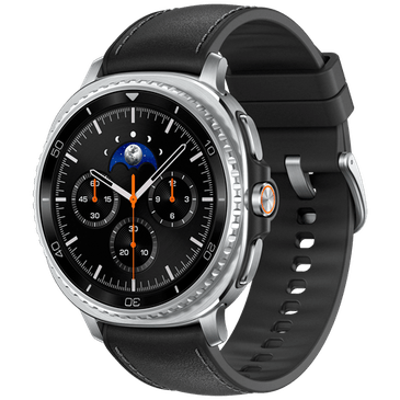 Samsung Samsung Galaxy Watch 8 Classic Zilver (Zwarte Band)