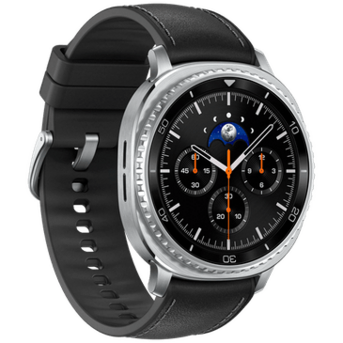 Samsung Samsung Galaxy Watch 8 Classic Zilver (Zwarte Band)