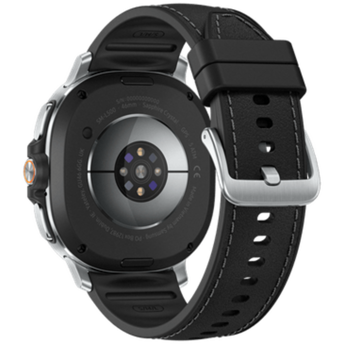 Samsung Samsung Galaxy Watch 8 Classic Zilver (Zwarte Band)