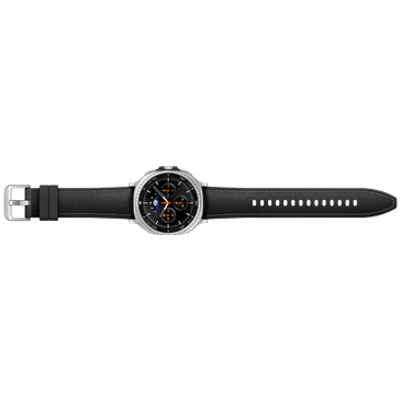Samsung Samsung Galaxy Watch 8 Classic Zilver (Zwarte Band)