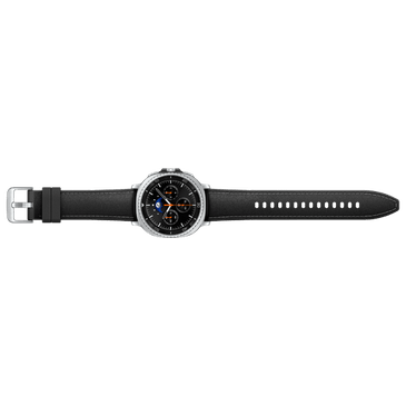 Samsung Samsung Galaxy Watch 8 Classic 4G Zilver (Zwarte Band)