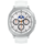 Samsung Galaxy Watch 8 Classic Zilver (Witte Band)