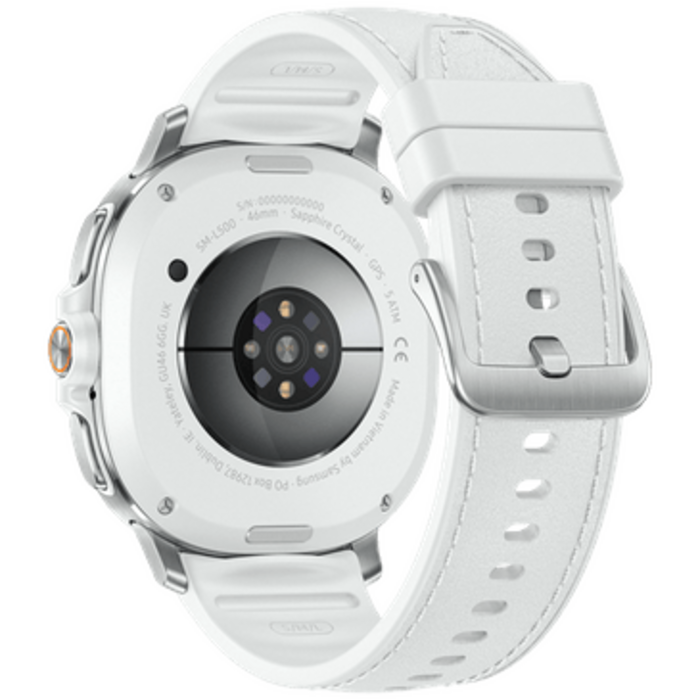 Samsung Samsung Galaxy Watch 8 Classic Zilver (Witte Band)