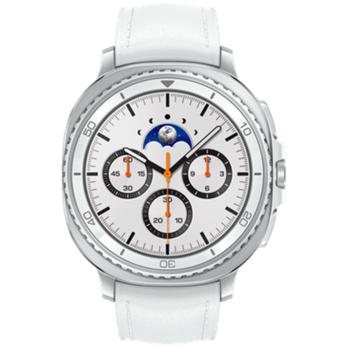 Samsung Samsung Galaxy Watch 8 Classic 4G Zilver (Witte Band)