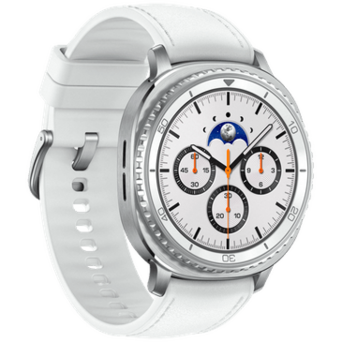 Samsung Samsung Galaxy Watch 8 Classic 4G Zilver (Witte Band)
