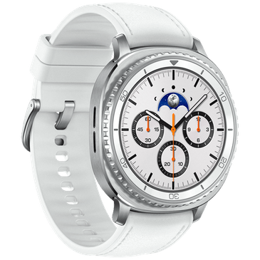 Samsung Samsung Galaxy Watch 8 Classic 4G Zilver (Witte Band)