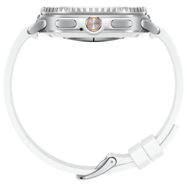 Samsung Samsung Galaxy Watch 8 Classic 4G Zilver (Witte Band)