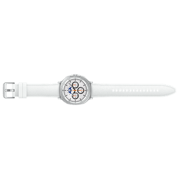 Samsung Samsung Galaxy Watch 8 Classic 4G Zilver (Witte Band)