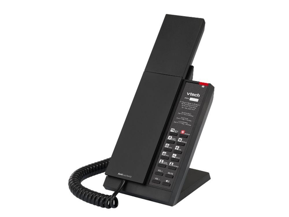 Vtech VTech NG-S3212 Matte Black 1-Line SIP Corded Phone (10 Keys)