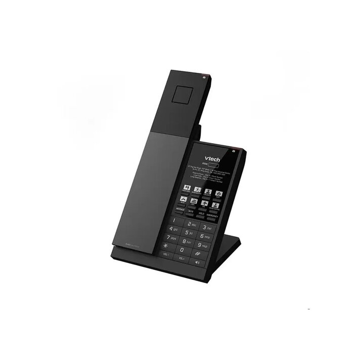 Vtech Vtech NG-S3411W Matte Black (6 Keys) 1-Line SIP Cordless, Phone 6 Prog. Keys with WiFi