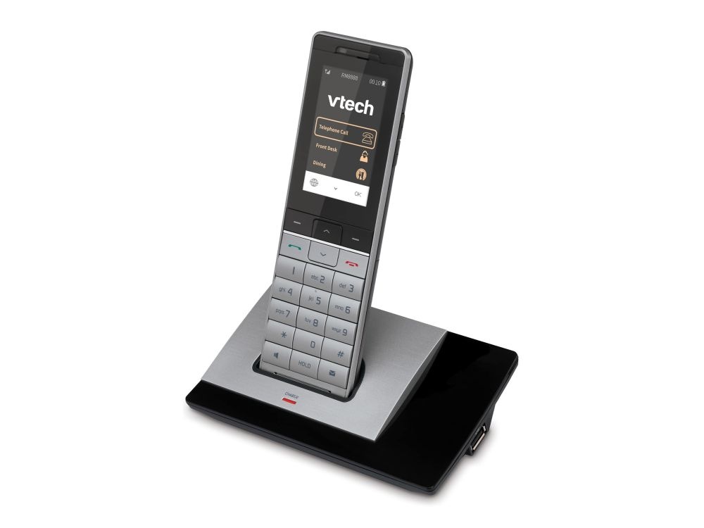 Vtech VTech PMX-S5420 HC-S Draadloze SIP Handset & Lader - Zilver/Zwart