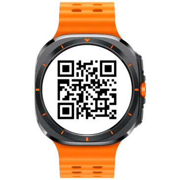 Samsung Samsung Galaxy Watch Ultra 32GB Titanium Grijs (Oranje Rubberen Band)