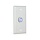 Algo 1203 Single Gang Wandschakelaar met Blauwe LED
