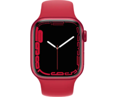 Refurbished Apple Refurbished Apple Watch Series 7 41mm Rood (Aluminium) - Wifi - Zo goed als nieuw