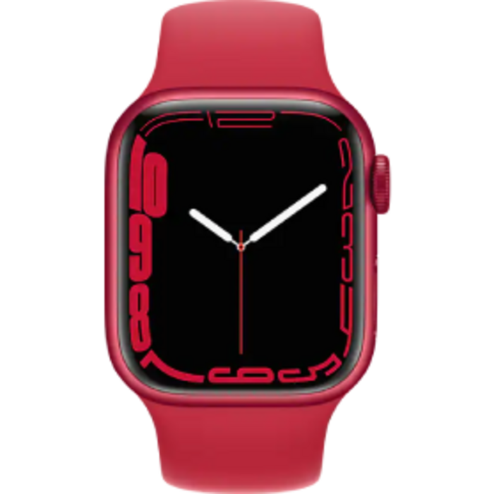 Refurbished Apple Refurbished Apple Watch Series 7 41mm Rood (Aluminium) - Wifi - Zo goed als nieuw