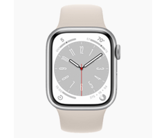 Refurbished Apple Refurbished Apple Watch Series 8 45mm Sterrenlicht (4G) - Zo goed als nieuw