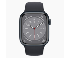 Refurbished Apple Refurbished Apple Watch Series 8 45mm 4G Zwart - Zo goed als nieuw