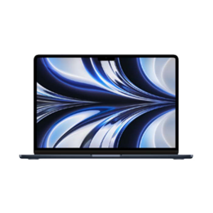 Refurbished Apple Refurbished Apple MacBook Air 13 inch M2 (2022) - 256GB - 8GB RAM - Middernacht - Zo goed als nieuw
