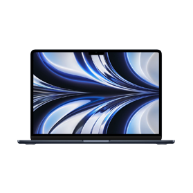 Refurbished Apple Refurbished Apple MacBook Air 13 inch M2 (2022) - 256GB - 8GB RAM - Middernacht - Zo goed als nieuw
