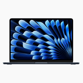 Refurbished Apple Refurbished Apple MacBook Air 15 inch M3 (2024) 8GB 256GB Middernacht - Zo goed als nieuw