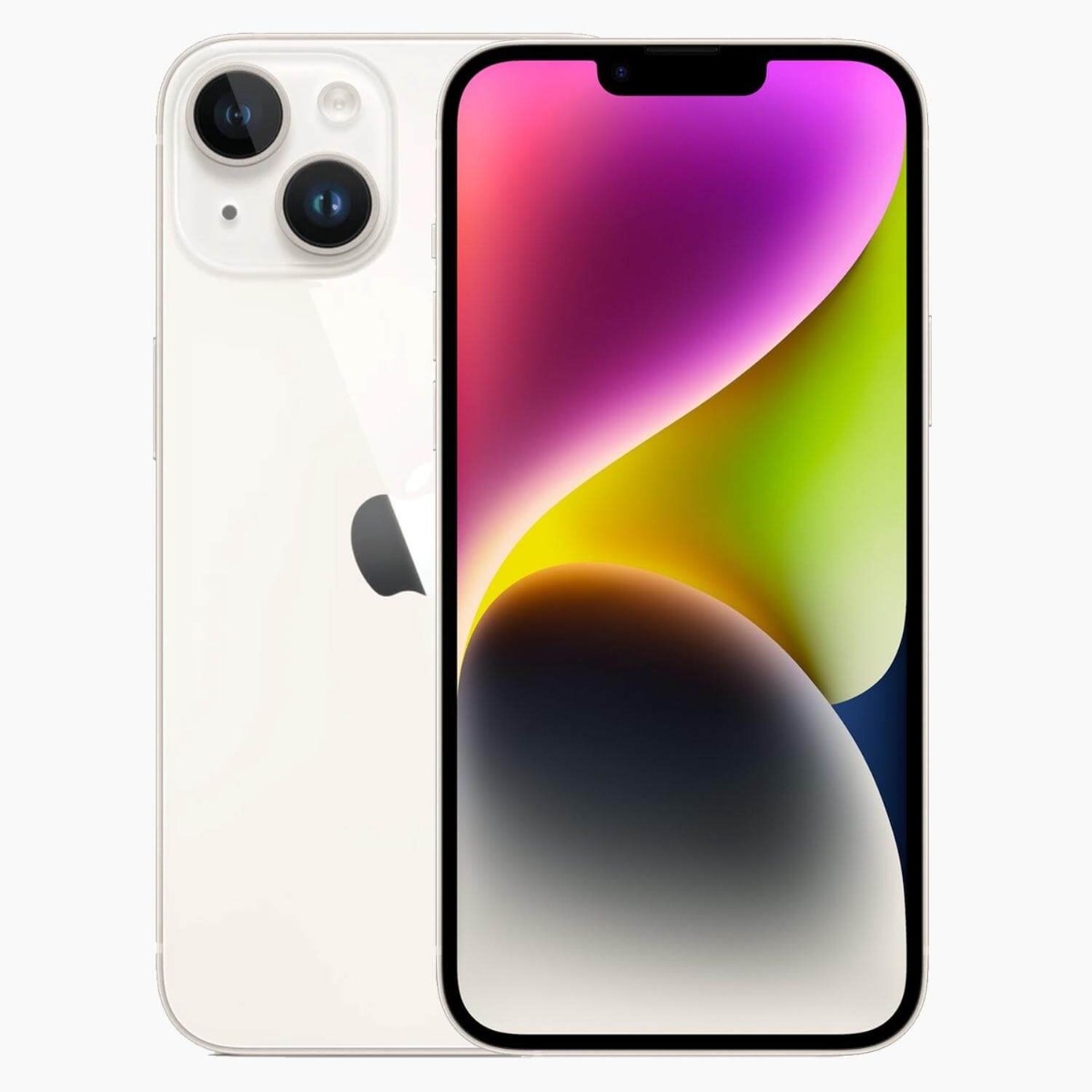 Refurbished Apple Refurbished Apple iPhone 14 256GB - Wit - Zonder Face ID - No face ID