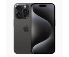 Refurbished Apple Refurbished Apple iPhone 15 Pro Max 256GB - Titanium Zwart - Zichtbaar gebruikt