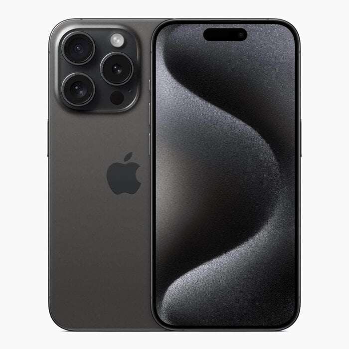 Refurbished Apple Refurbished Apple iPhone 15 Pro Max 256GB - Titanium Zwart - Zichtbaar gebruikt
