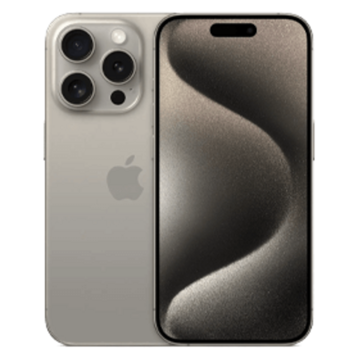 Refurbished Apple Refurbished Apple iPhone 15 Pro 128GB Titanium Zilver - Zo goed als nieuw