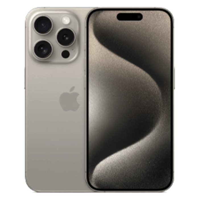 Refurbished Apple Refurbished Apple iPhone 15 Pro 256GB Titanium Zilver - Zichtbaar gebruikt