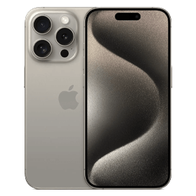 Refurbished Apple Refurbished Apple iPhone 15 Pro 256GB Titanium Zilver - Zichtbaar gebruikt