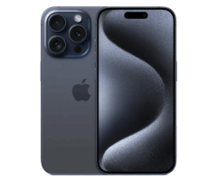 Refurbished Apple Refurbished Apple iPhone 15 Pro 128GB Titanium Blauw - Licht gebruikt