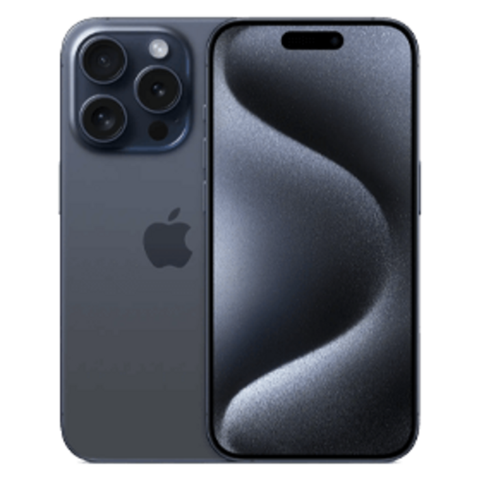 Refurbished Apple Refurbished Apple iPhone 15 Pro 128GB Titanium Blauw - Licht gebruikt
