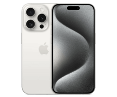 Refurbished Apple Refurbished Apple iPhone 15 Pro 256GB Titanium Wit - Zichtbaar gebruikt