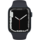 Refurbished Apple Watch Series 7 41mm RVS Zwart 4G - Sportbandje - Licht gebruikt