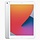 Refurbished Apple iPad 2020 128GB Zilver Wifi - Licht gebruikt